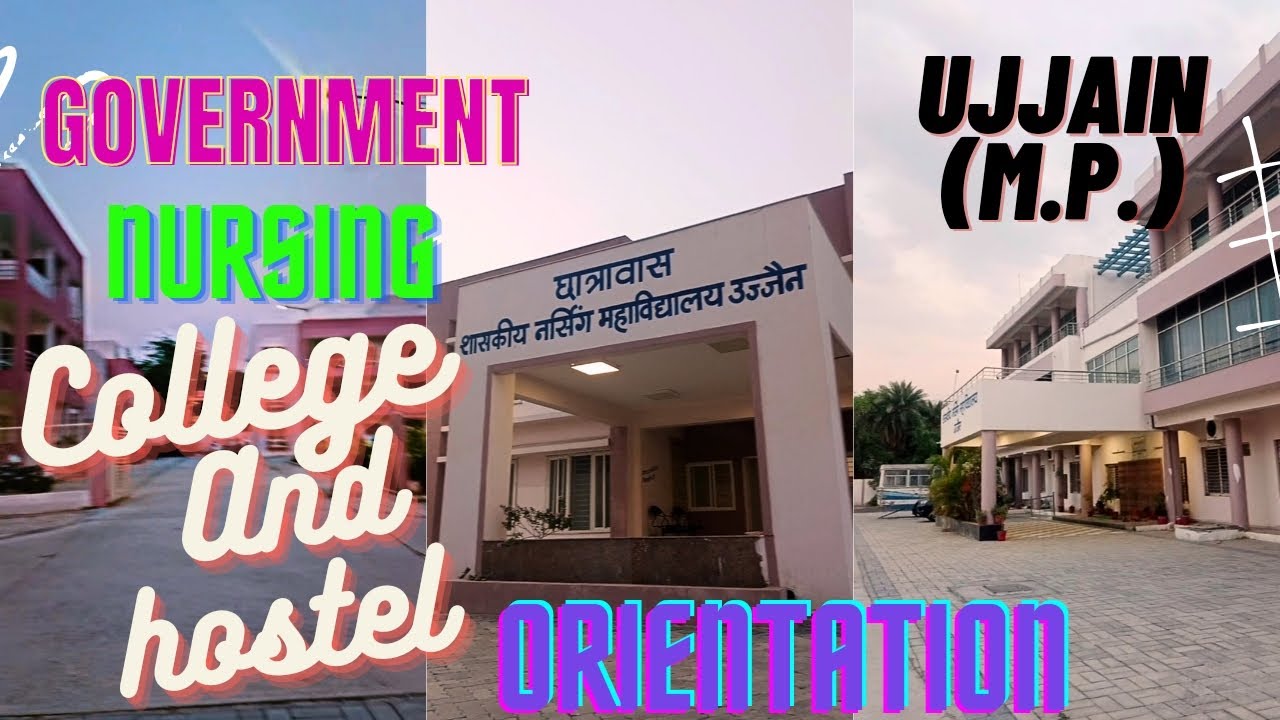 देखो कैसा दिखाई deta है अपना नर्सिंग कैंपस उज्जैन (ujjain nursing hostel college orientation) #pnst