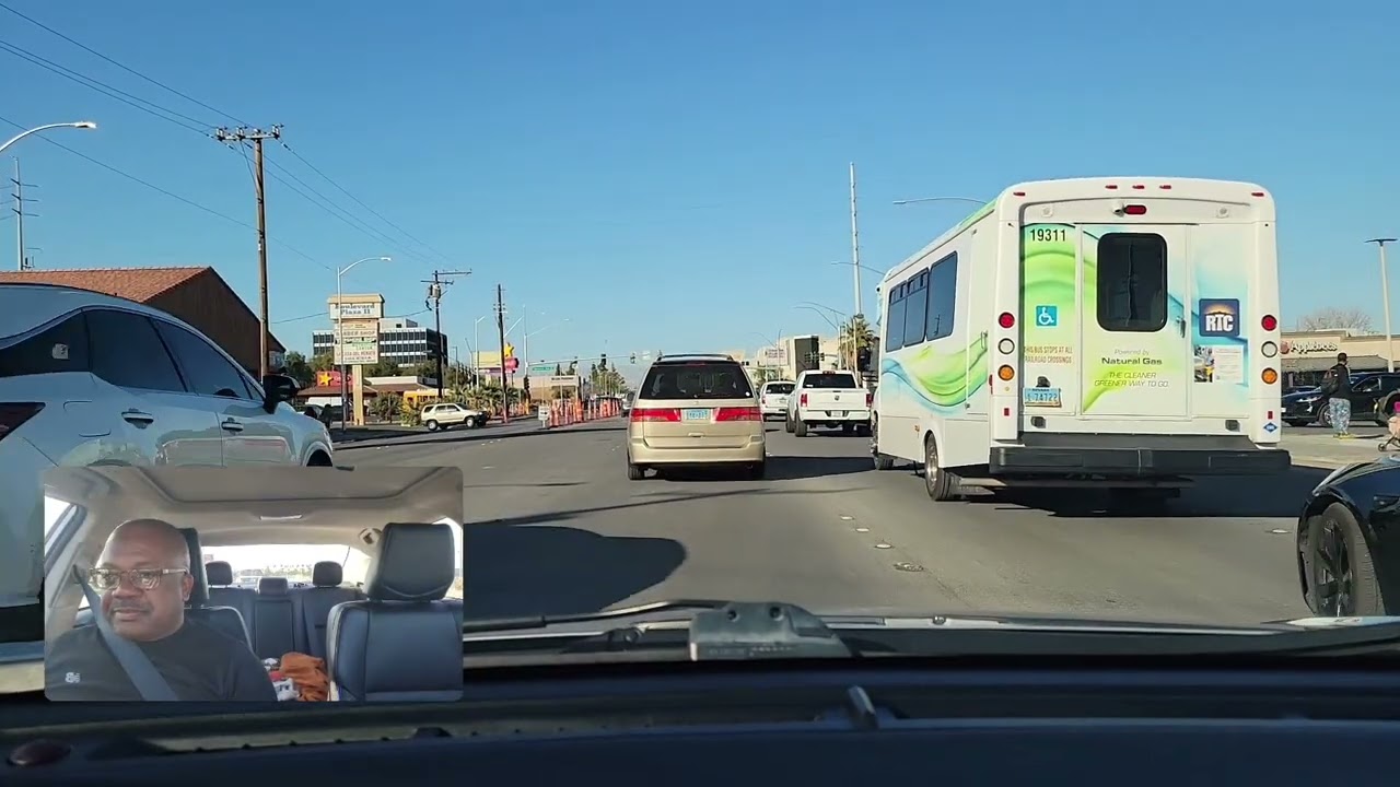 Driving Along Maryland Parkway