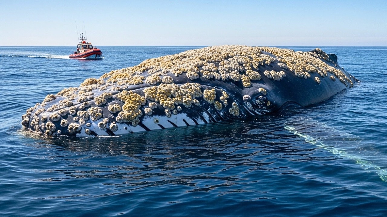 Rescuing a Sick Humpback Whale Had 1000s Of Barnacles | Emotional Ocean Rescue
