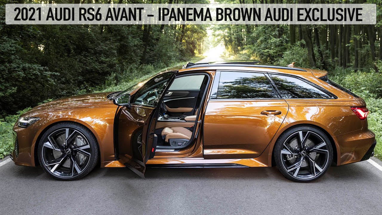 2021 AUDI RS6 AVANT V8TT BEAST - IPANEMA BROWN AUDI EXCLUSIVE - WHAT A HEADTURNER! IN DETAIL 4K