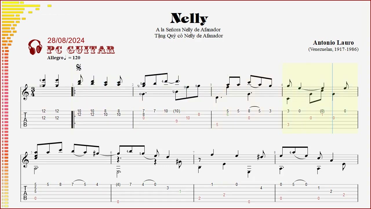 Lauro, Nelly, guitar
