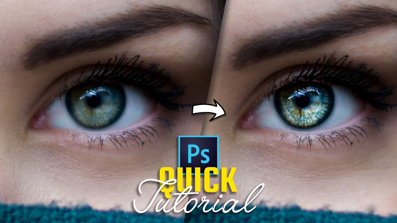 Simple Techniques to Make Eyes Sparkle✨ -  Photoshop Tutorial !