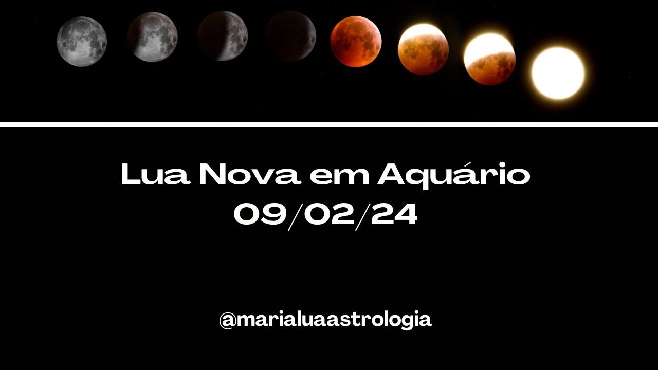 Lua Nova em Aquário