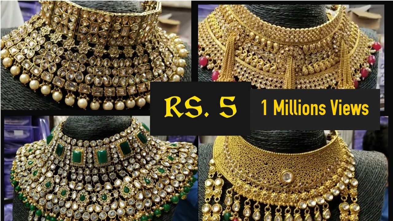Jewellery Wholesale Market Sadar Bazar DELHI | Bridal Jewellery ,Artifical Jewellery Collection 2019