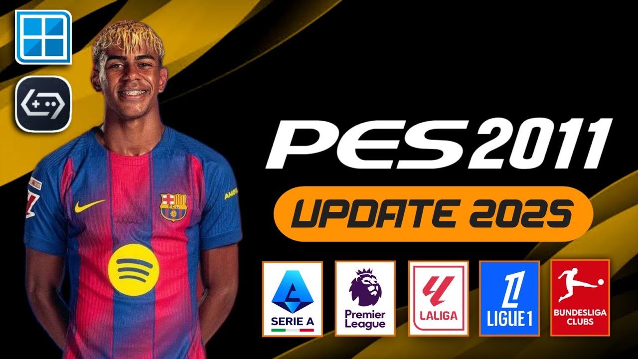 6GB!! DOWNLOAD PES 2011 PATCH UPDATE SEASON 2025 Work Android Winlator, Gamehub & PC