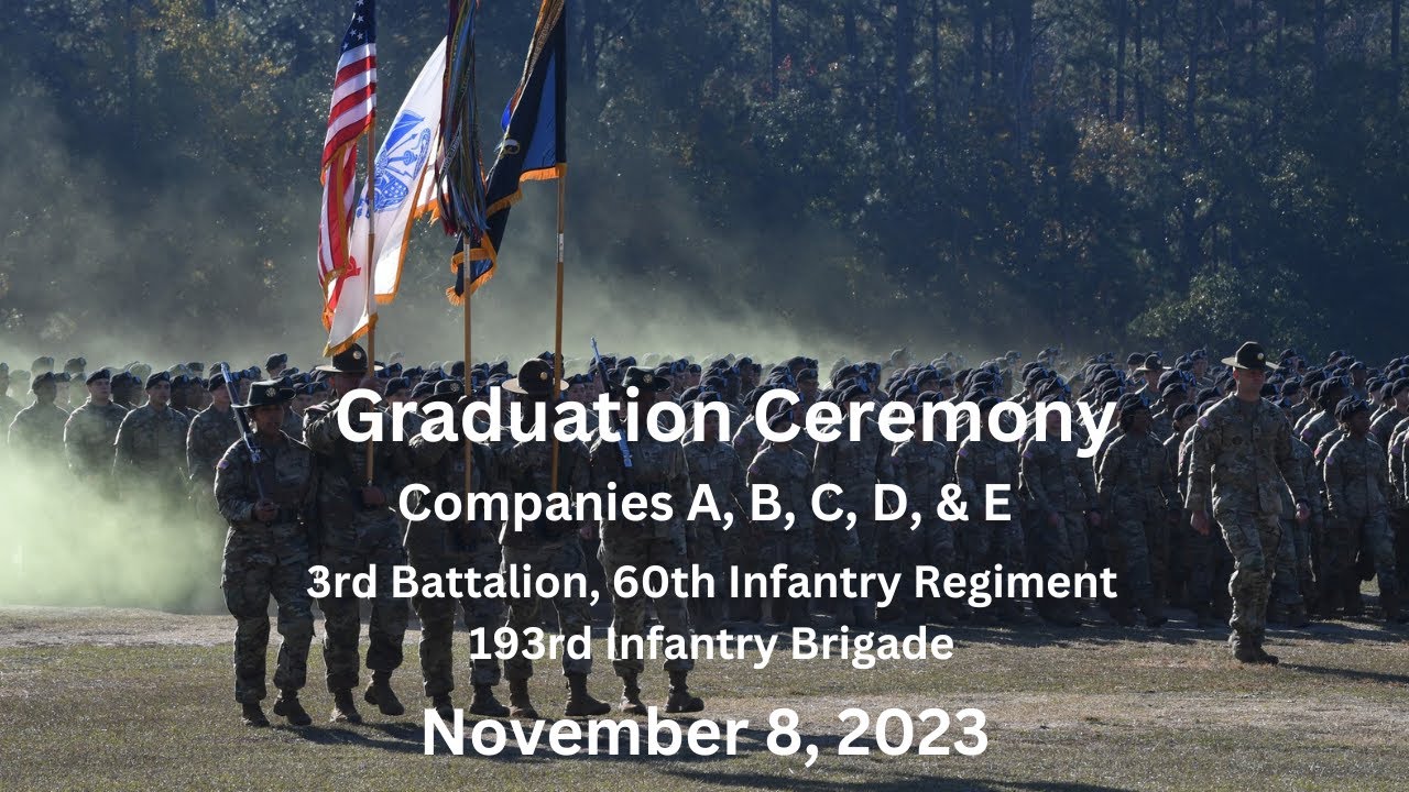 3rd Battalion, 60th Infantry Regiment193rd Infantry Brigade l Graduation Ceremony l 10 November 2023