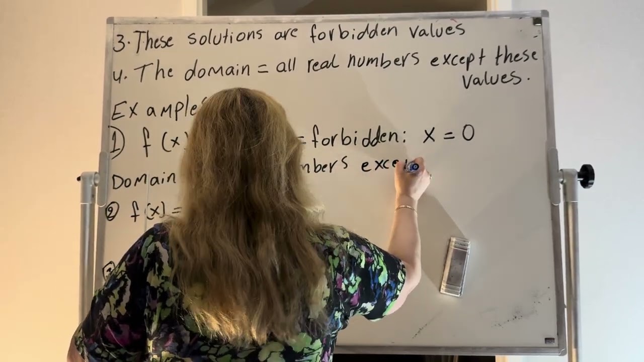 Domain of Rational Functions | Allowed and Restricted Values. 2
