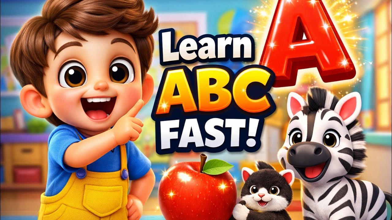 ABC Alphabet Song | A to Z Learning for Preschoolers | 3D Toddler Education Video