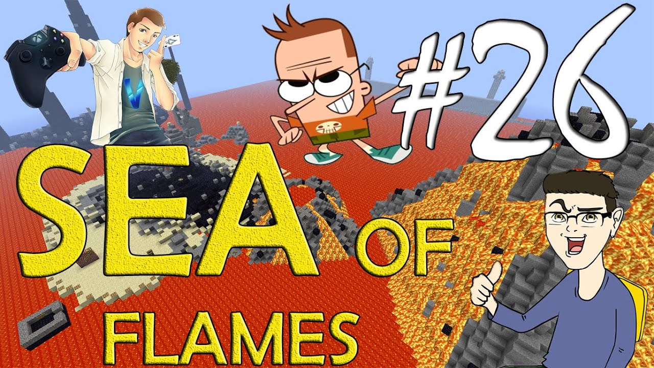 MINECRAFT : SEA OF FLAMES - UN NUOVO DUNGEON w/SurrealPower & Vegas #26