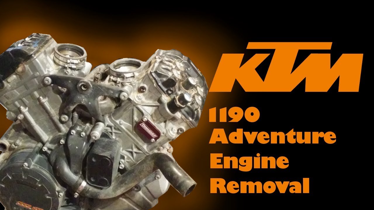 KTM 1190 Adventure Engine Removal Time-Lapse
