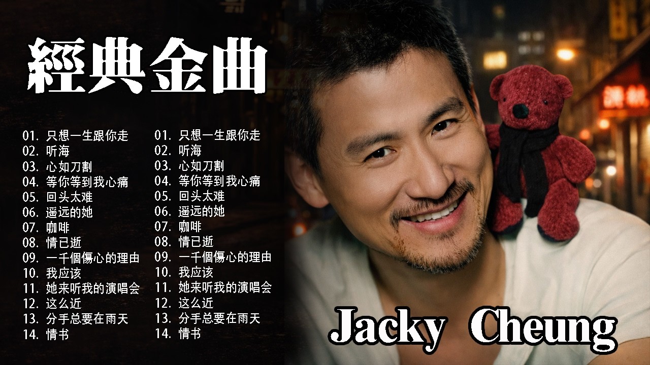 【張學友 Jacky Cheung 粵語歌曲】30首精選金曲《吻別・一千個傷心的理由・分手總要在雨天・每天愛你多一些&hellip;》