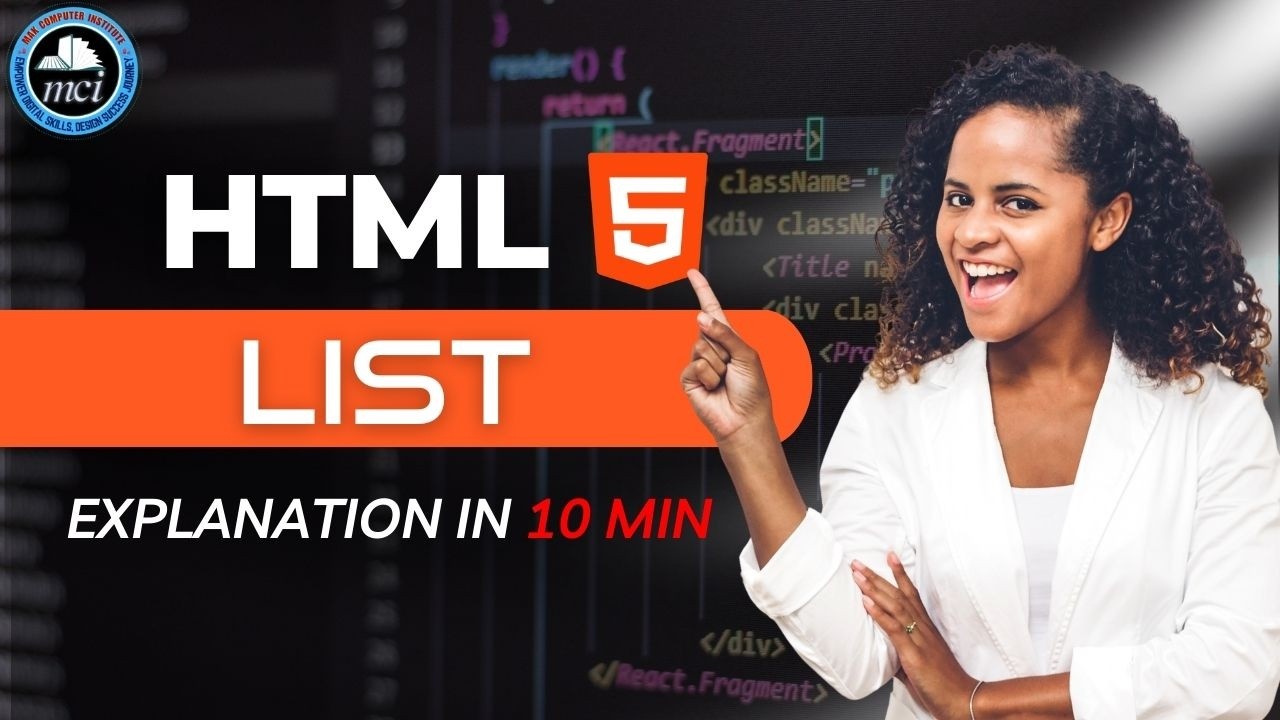 List in HTML | Ordered & Unordered List Explained for Beginners | HTML Tutorial