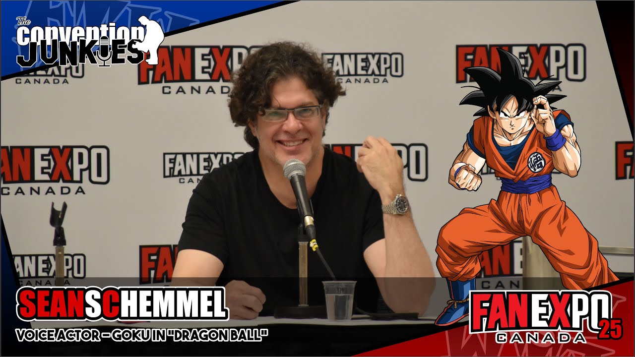 Шон Шеммель из Dragon Ball (Гоку) Fan Expo Canada 2019 Панель вопросов и ответов