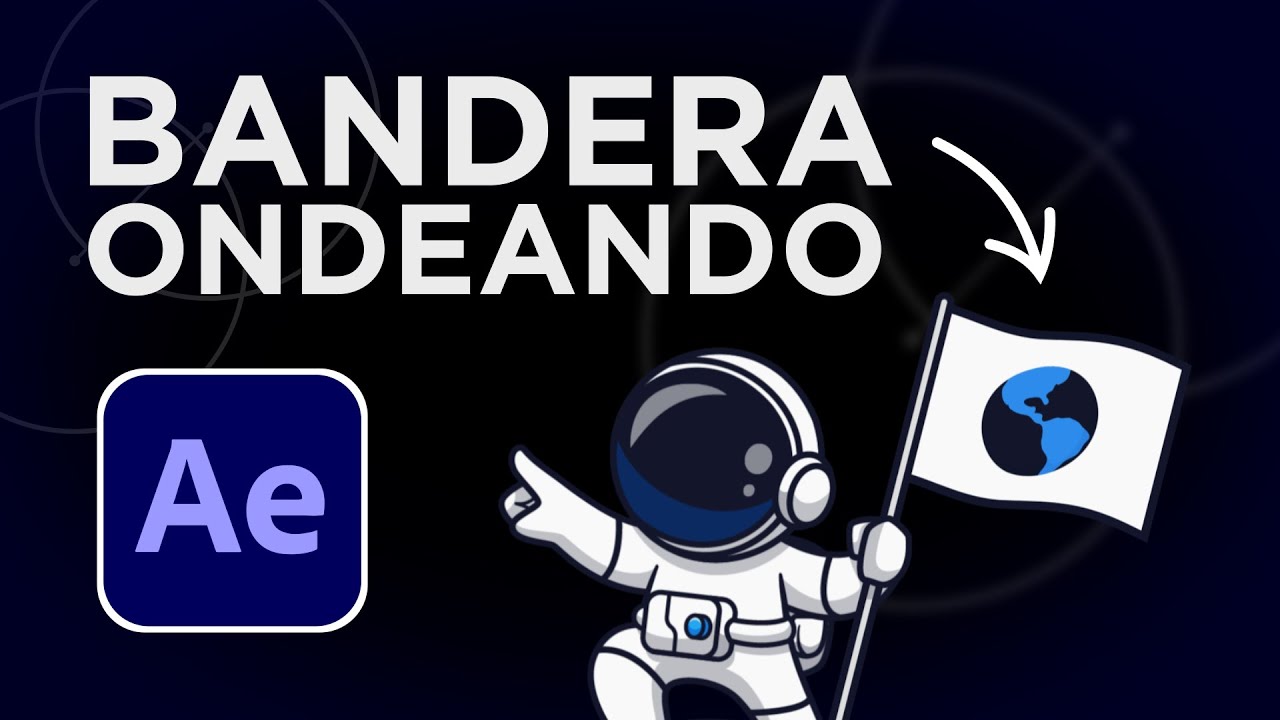 Cómo hacer una BANDERA ONDEANDO en After Effects | Tutorial básico