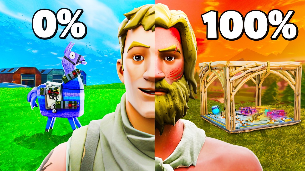 I Completed OG Fortnite (ALL MEME STRATS)