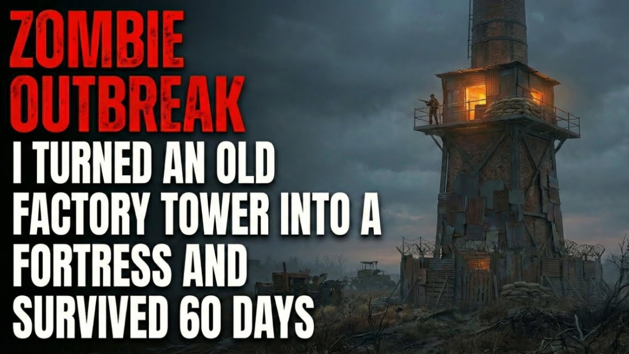 ZOMBIE OUTBREAK: I Turned an Old Factory Tower into a Fortress and Survived 60 Days