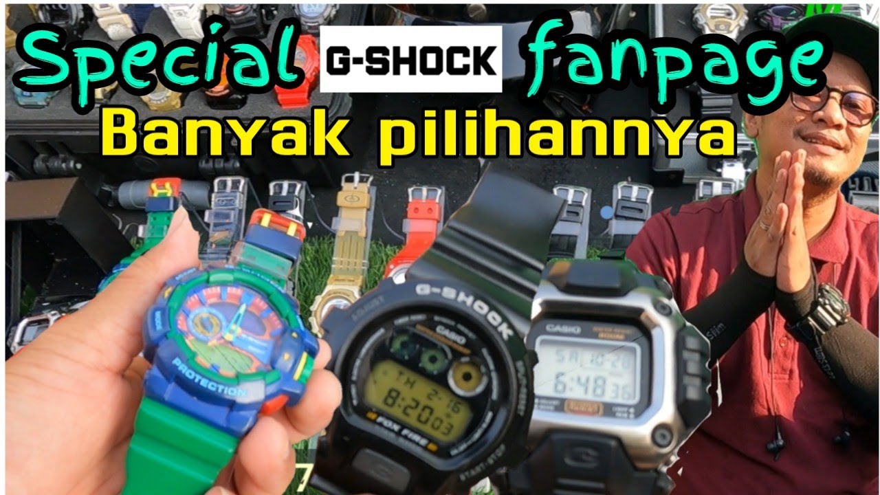 Update stok g shock second original di pasar loak jatinegara