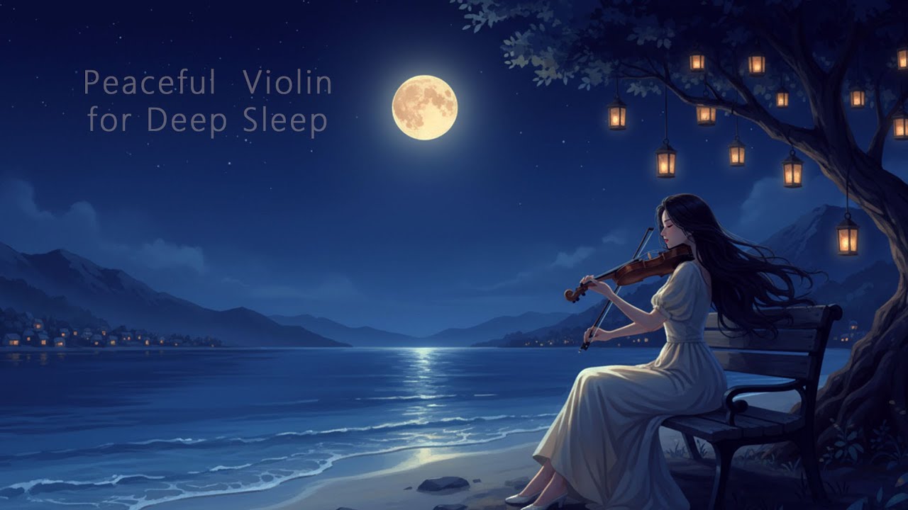 🎻 Calm Violin Music to Help You Sleep Fast | Gentle Instrumental Night Sounds