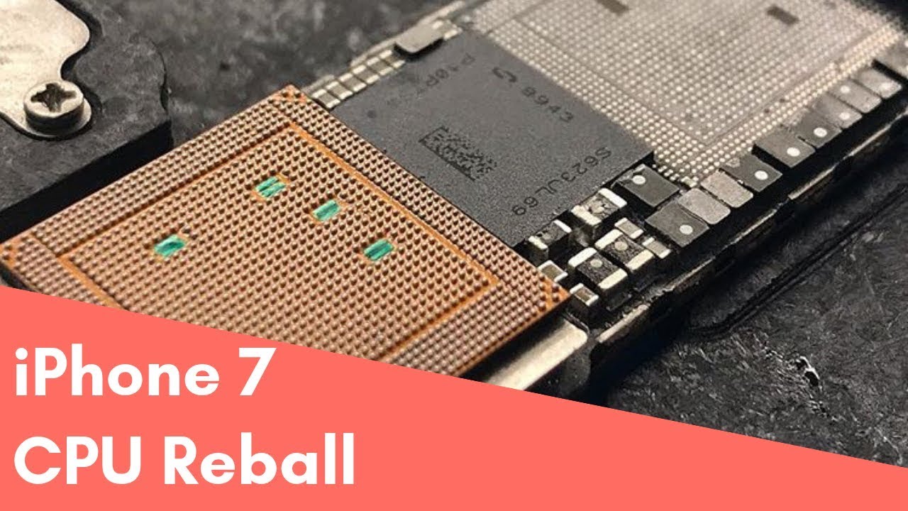iPhone 7 no backlight, CPU REBALL \ iphone 7, нет подсветки, переустановка процессора