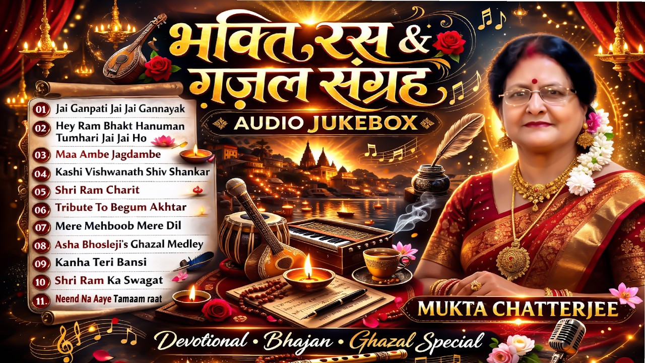 Bhakti & Ghazal Sandhya | Mukta Chatterjee | Superhit Bhajan & Ghazal Audio Jukebox 2026