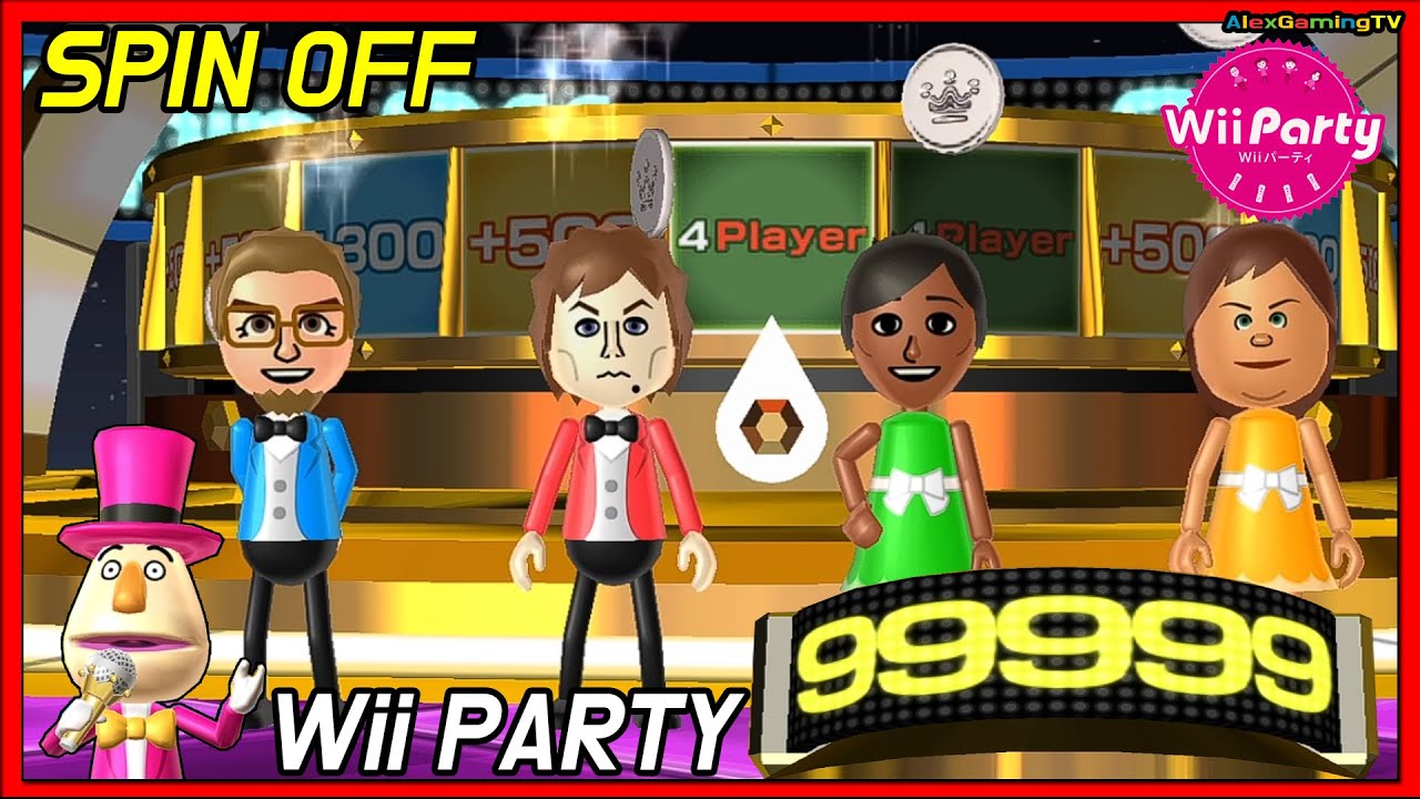Wii party - Spin off (Eng sub, Master com)  (Wii 파티, 룰렛) | AlexGamingTV