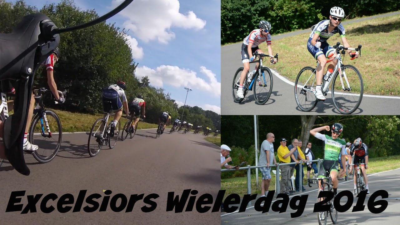 Excelsiors Wielerdag 2016 | Nieuwelingen | KRACHTIGE ZIJWIND!
