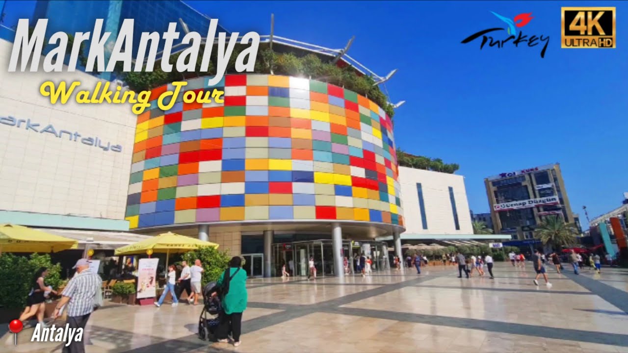MarkAntalya Shopping Mall Walking Tour 4K (2024) | The Best Shopping Mall in Antalya, Turkey