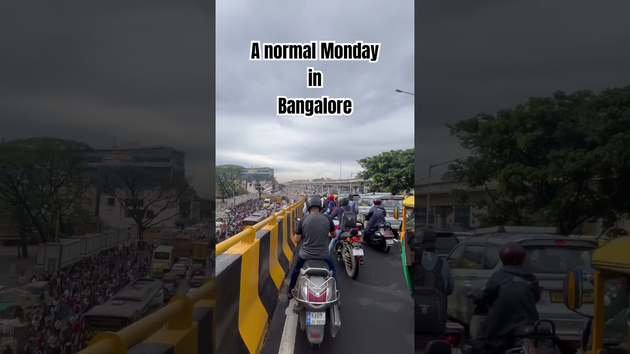 Bangalore Traffic #shorts #ytshorts #bangalore #traffic #trending
