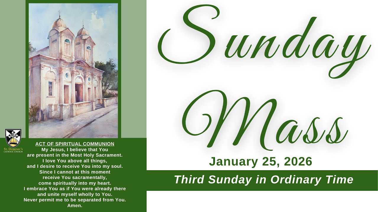 January 25, 2026 - Sunday Mass