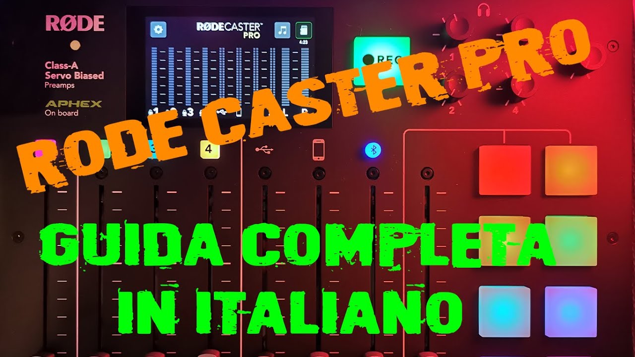 Rode Caster Pro - TUTORIAL COMPLETO ITALIANO -
