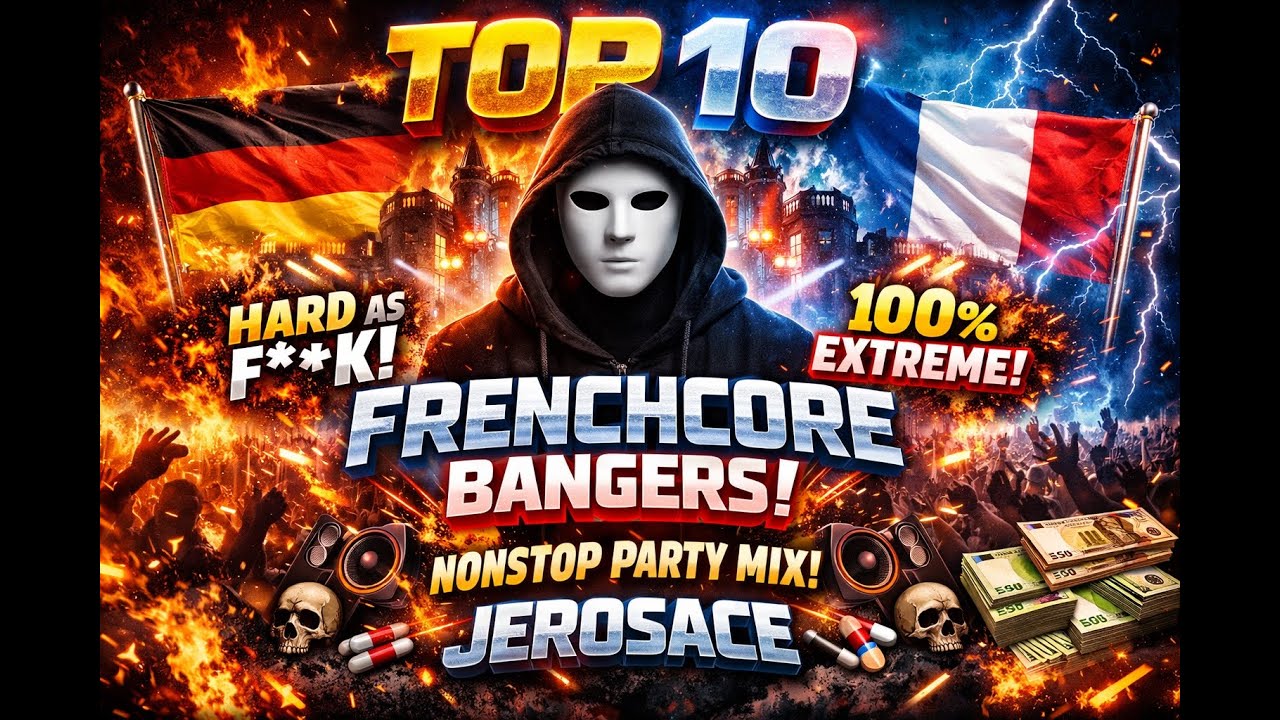 JEROSACE | TOP 10 FRENCHCORE BANGERS ⚠️ EXTREME NONSTOP MIX