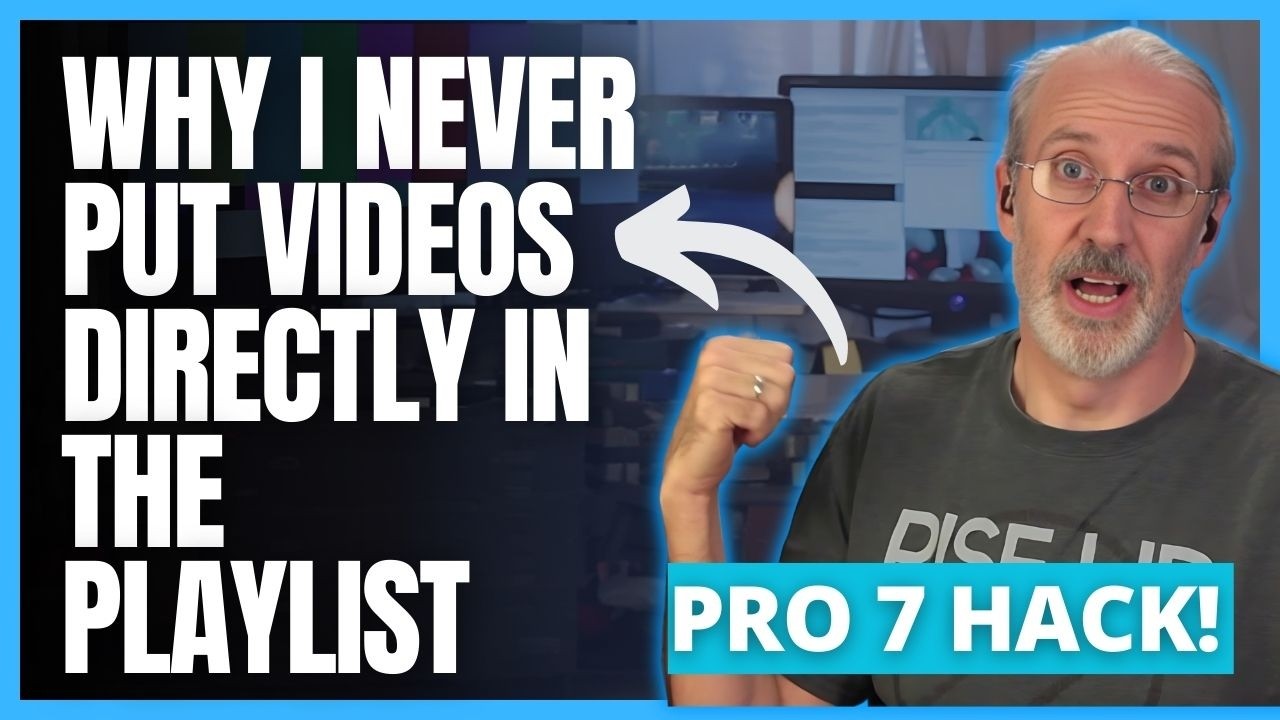 ProPresenter 7 tutorial: Why I NEVER put videos directly in the playlist