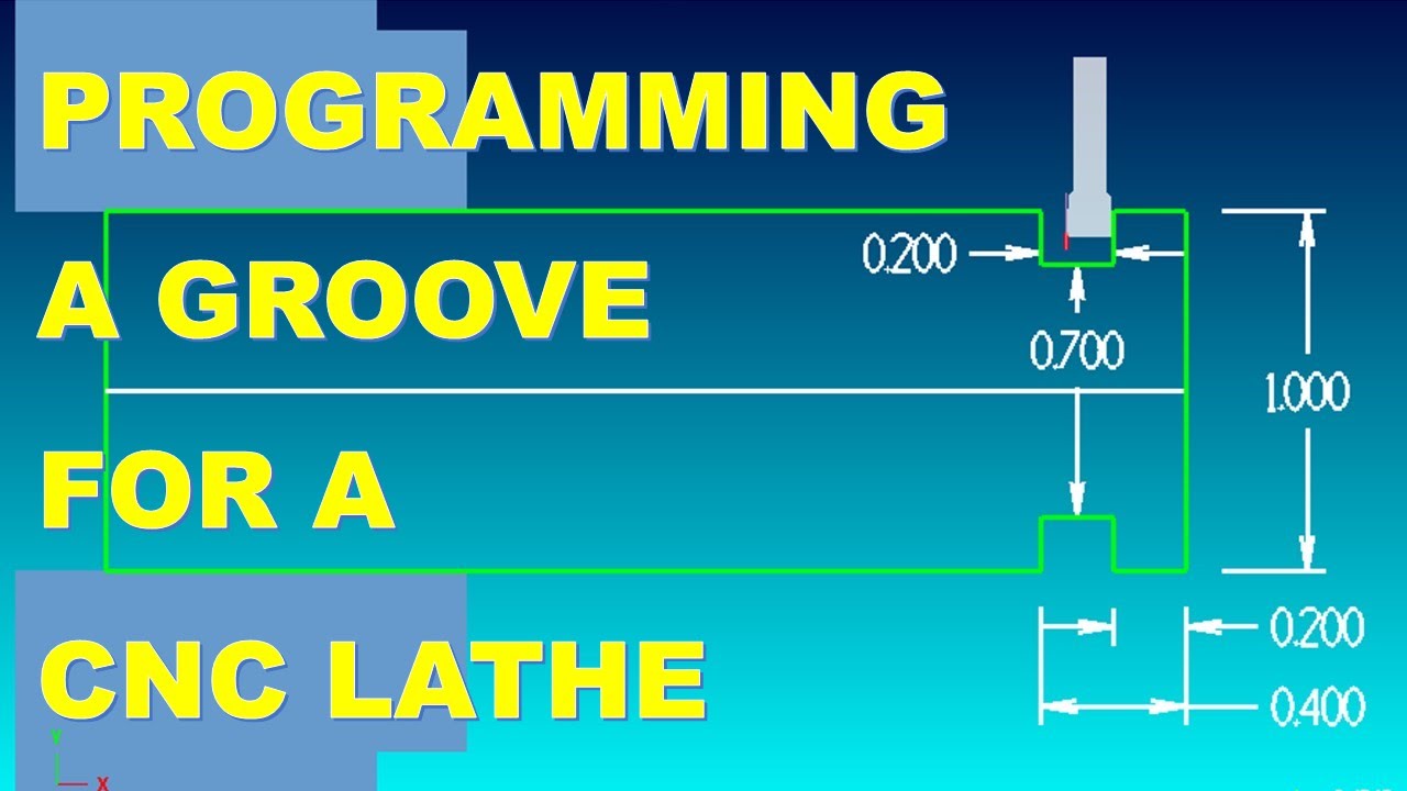 HOW TO ROUGH AND FINISH A GROOVE ON A CNC LATHE