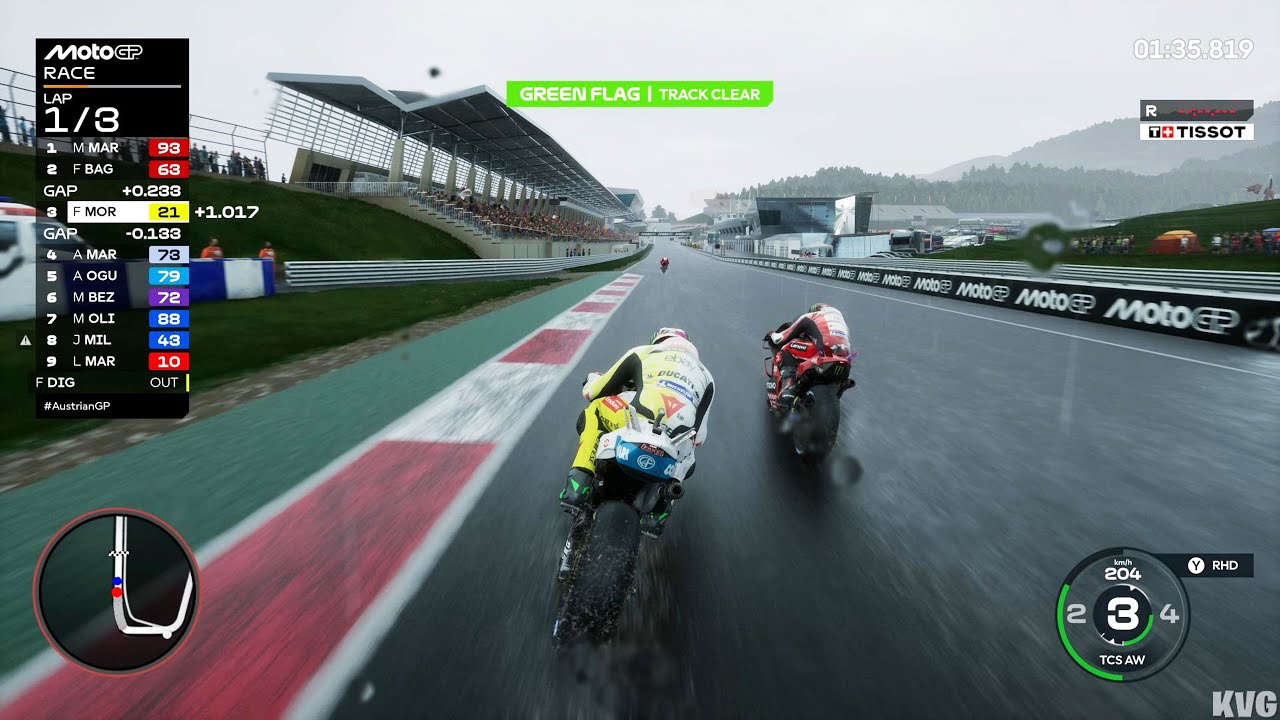 MotoGP 25 - Rainy Gameplay (PC UHD) [4K60FPS]