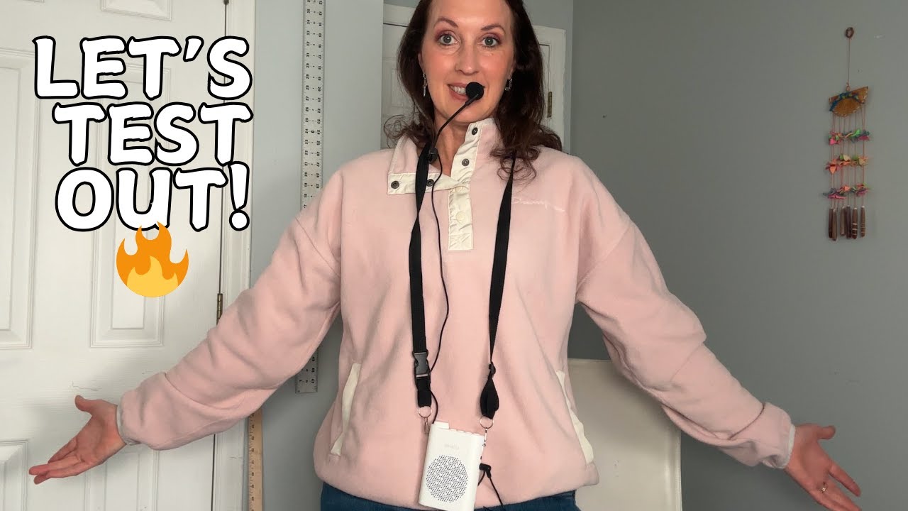 Testing Out A Voice Amplifier - Perfect for Teachers, Instructors, Public Speakers