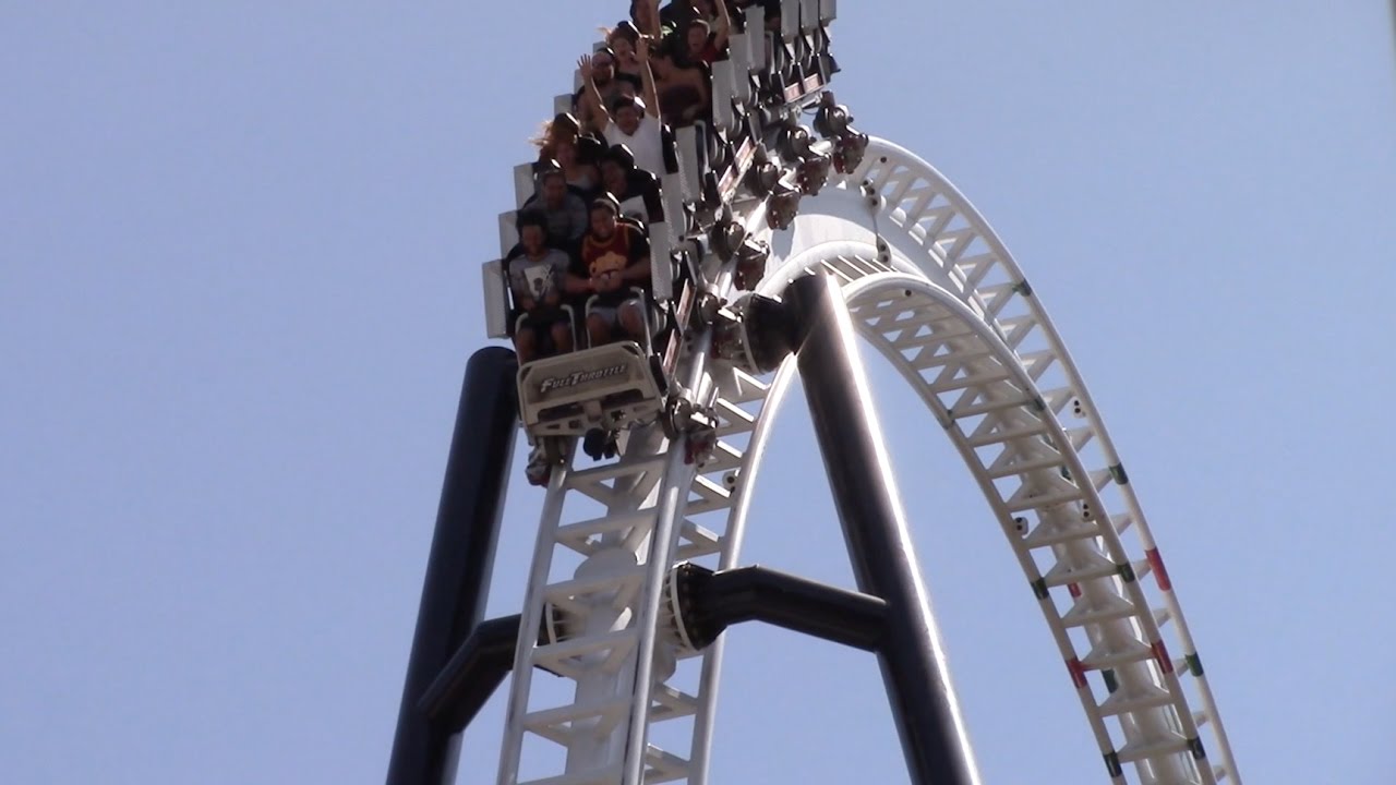 Full Throttle Off-Ride Six Flags Magic Mountain HD 60fps