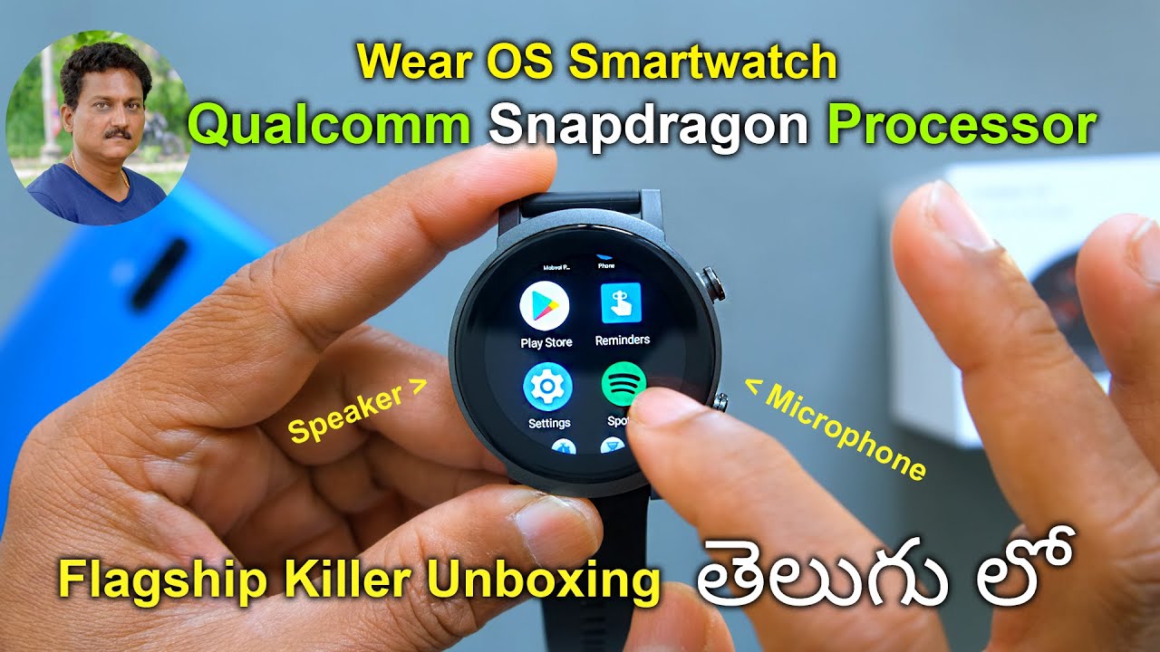 Flagship Killer Smartwatch with Snapdragon Processor & Wear OS 🤯 Unboxing in Telugu...