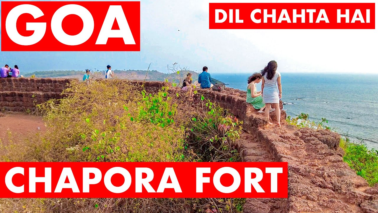 Chapora Fort - 2022 | Famous Fort From Dil Chahta Hai Movie | Goa Vlog | 4K Drone | Vagator Beach |