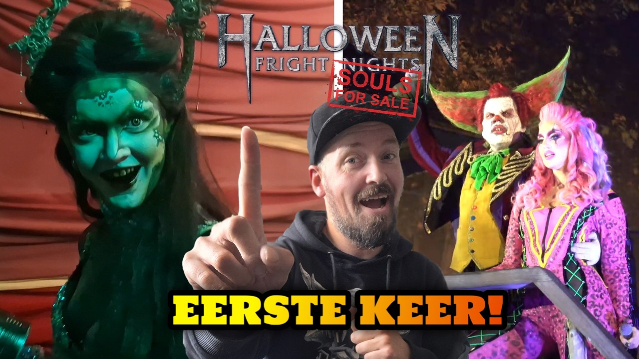 MIJN EERSTE KEER OP DE HALLOWEEN FRIGHT NIGHTS IN WALIBI HOLLAND! 👻