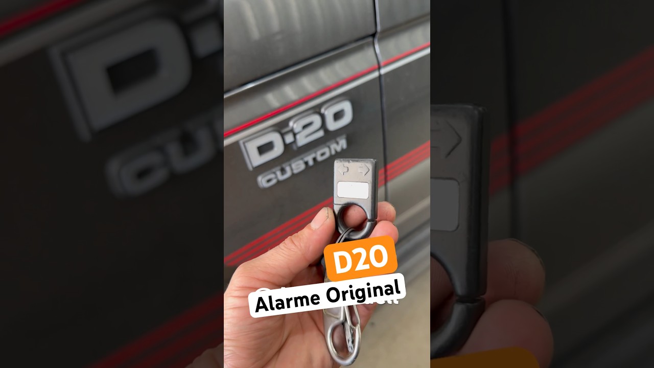 D20 Com Alarme Ainda Original ! Quem conhece Esse ? #d20 #chevrolet #shorts