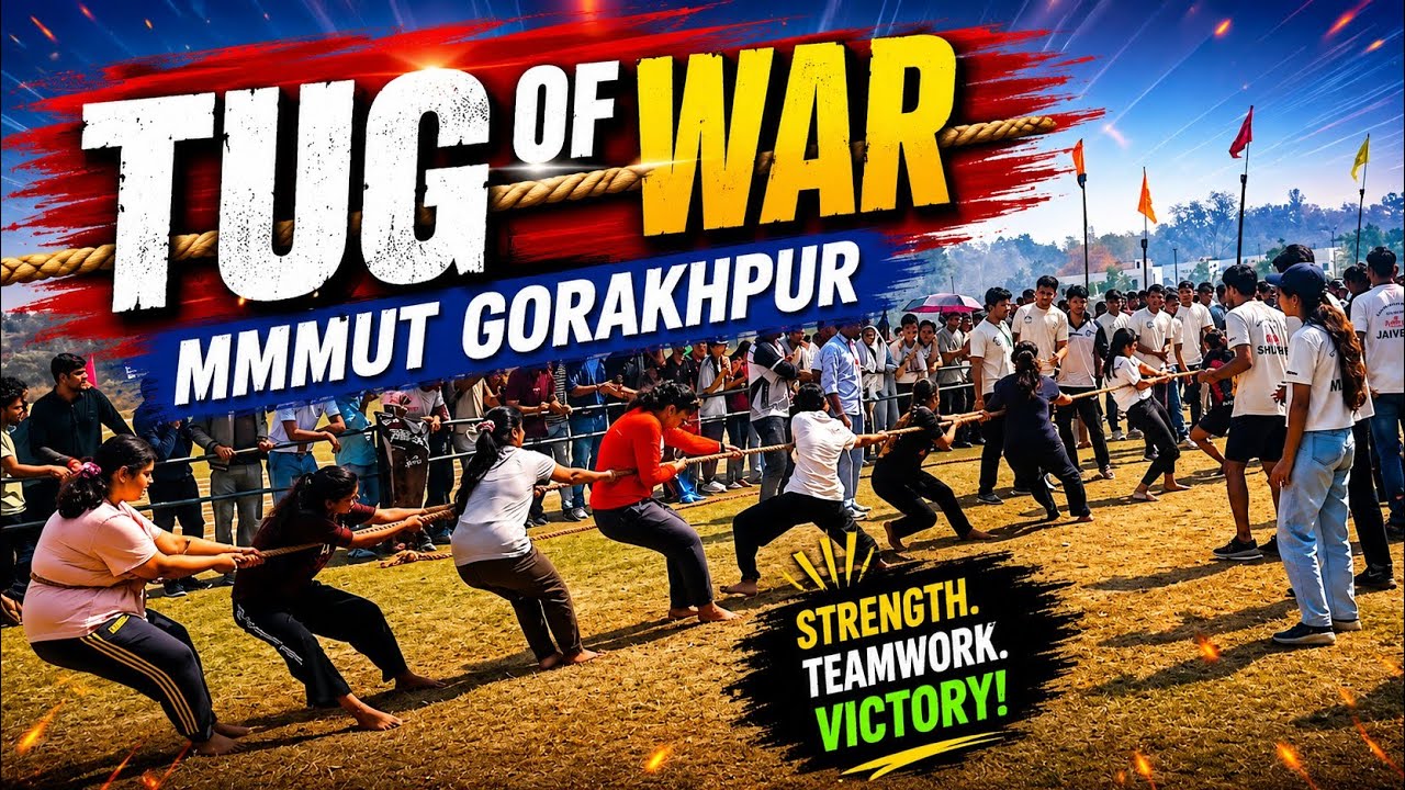 Tug of war l sports event l Madan Mohan Malviya university of technology gorakhpur l