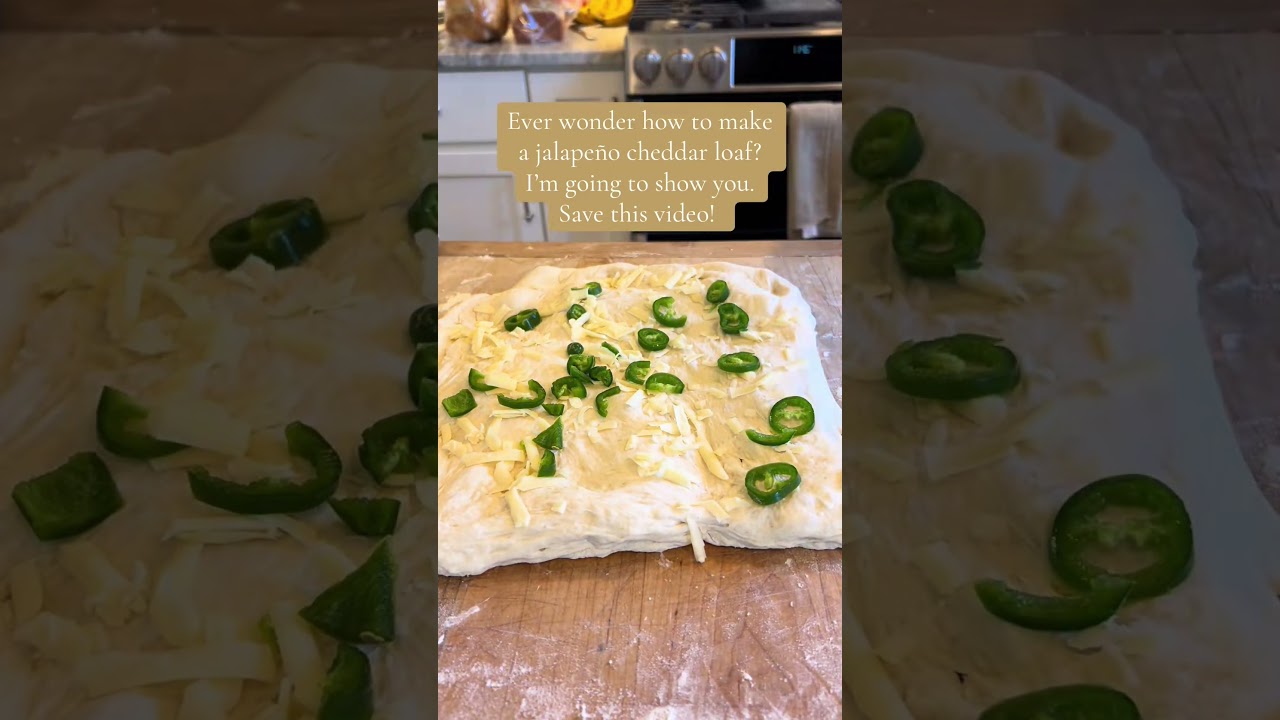 Make Jalapeño Cheddar Sourdough Today! #Recipe #jalapenocheddar