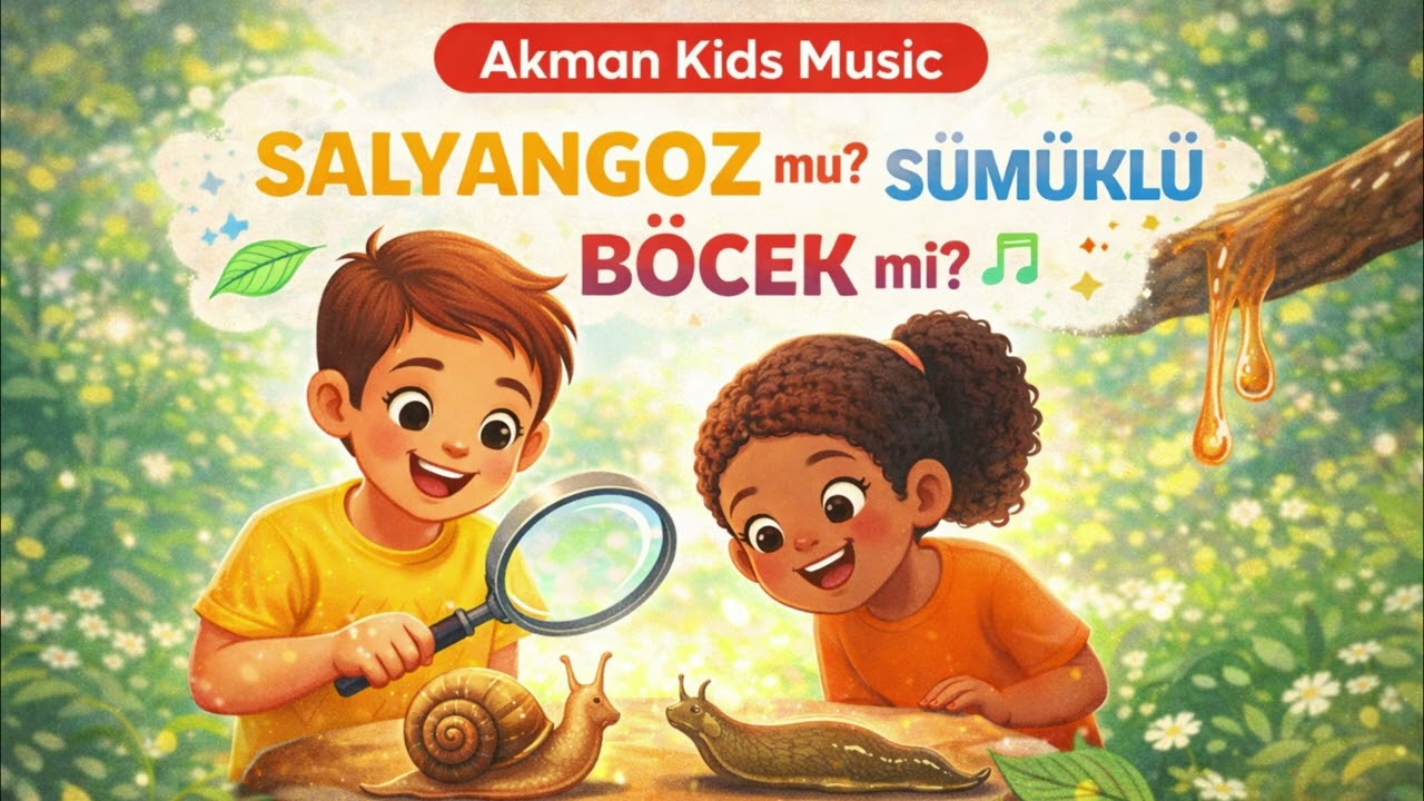 Salyangoz mu? Sümüklü Böcek mi? 🐌 | Eğitici Çocuk Şarkısı | Okul Öncesi | Akman Kids Music