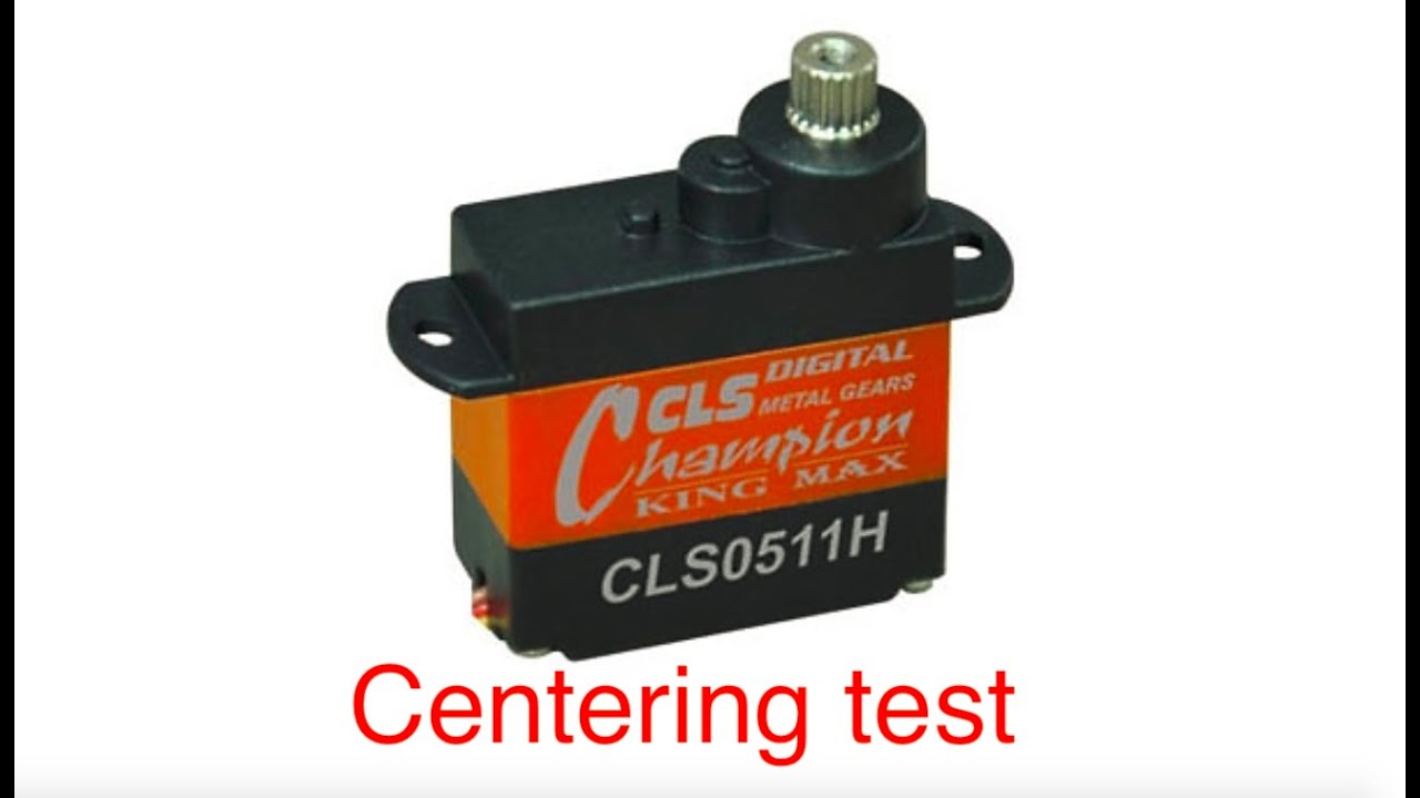 KingMax CLS0511H servo centering test