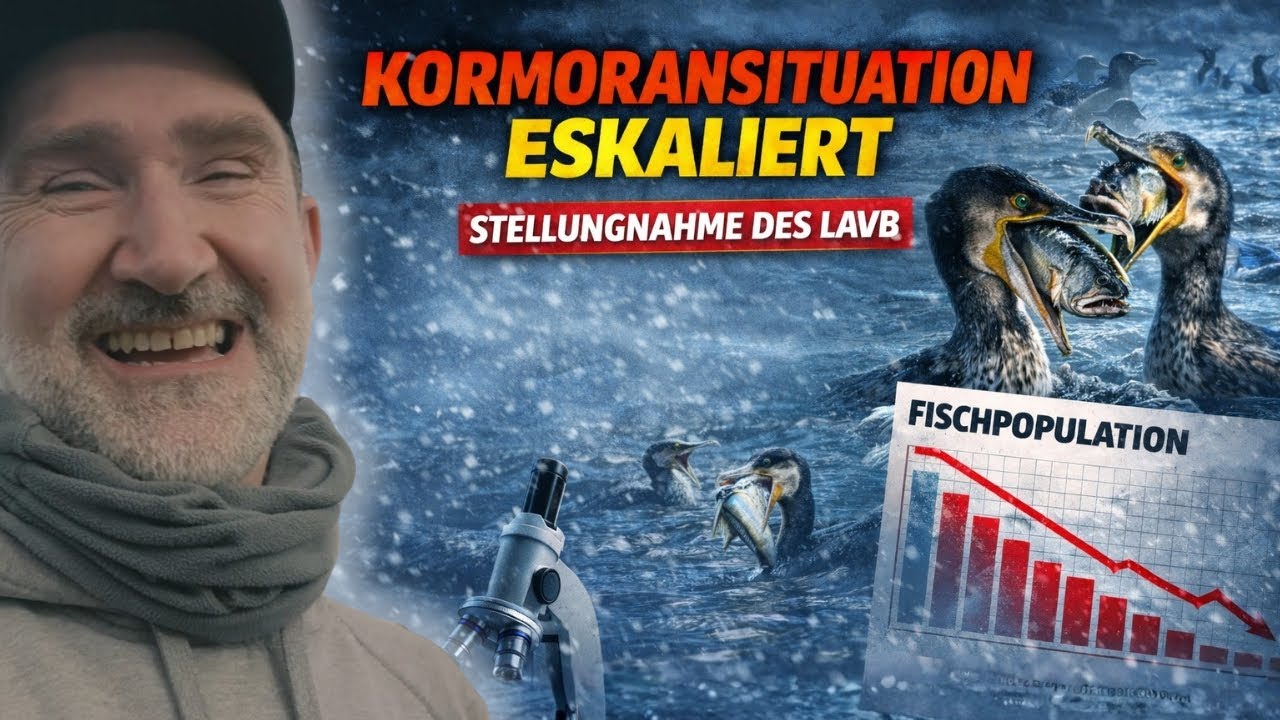 Die Kormoransituation Eskaliert WEITER! LAVB, Johannes Dietel und Fish and Science. Melden Sich!