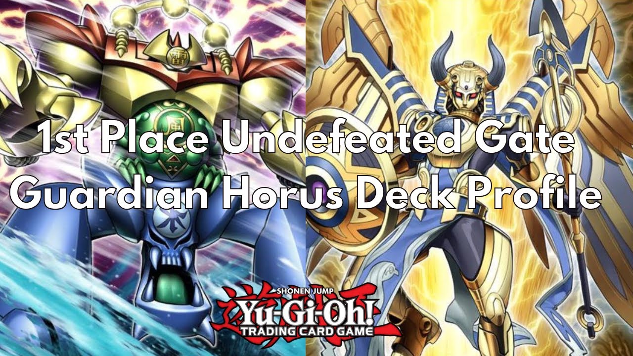 1st Place Undefeated 6-0 Box Tournament Gate Guardian Horus Deck Profile December 2024