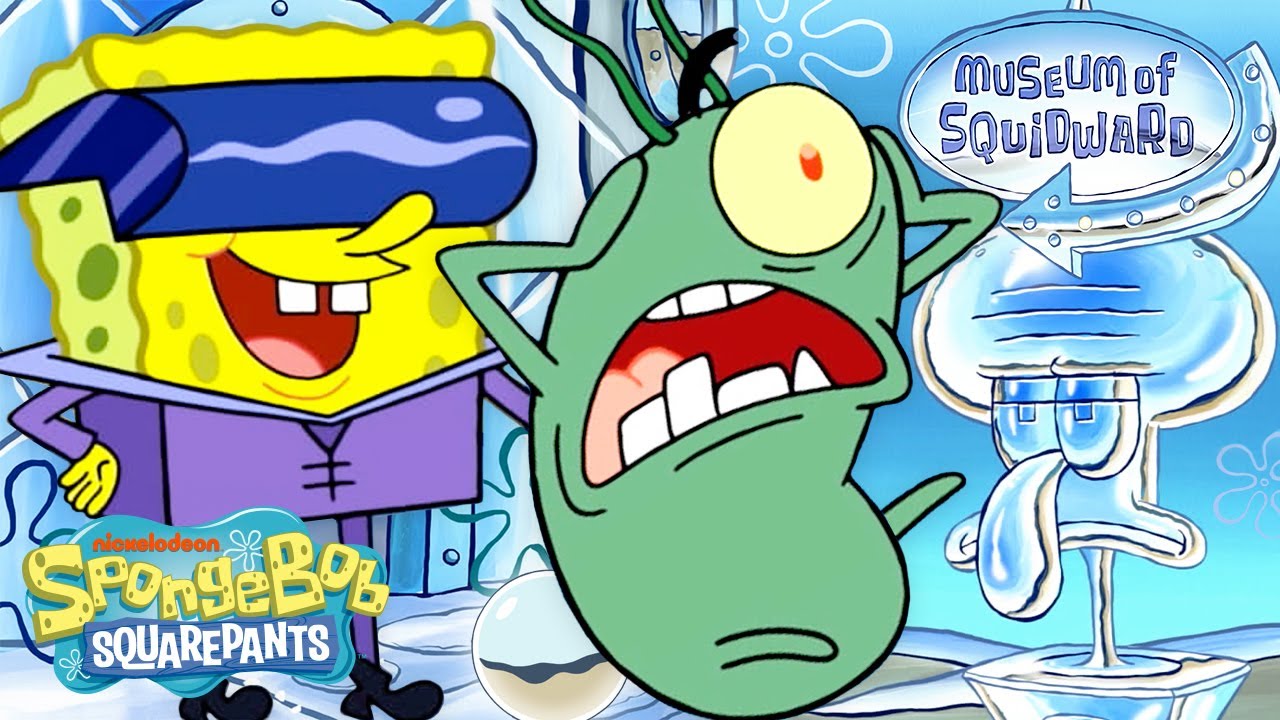 Plankton Travels to the FUTURE! | Full Scene | @SpongeBobOfficial