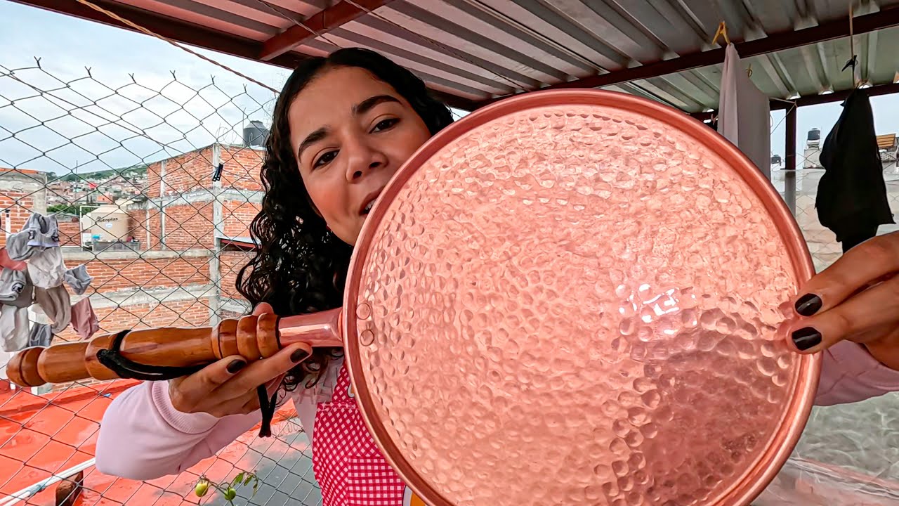 SALSA TATEMADA EN COMAL DE COBRE | Con esto le quito el Oxido