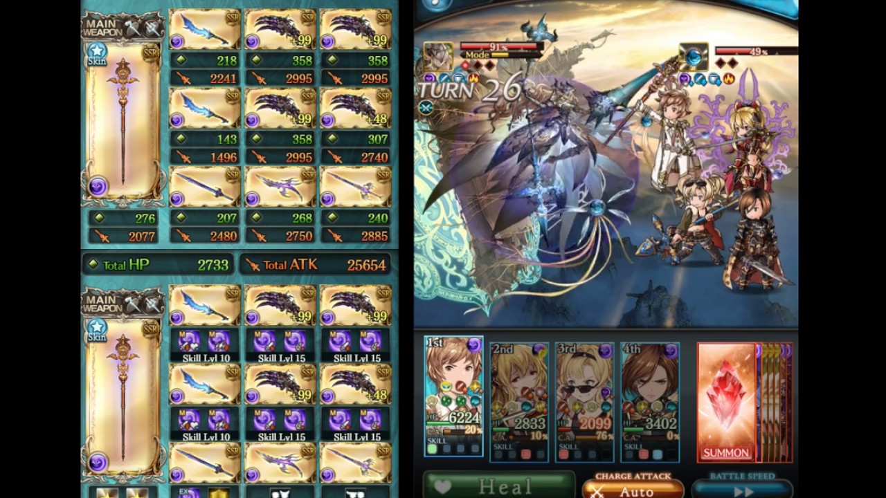 Granblue Fantasy - Luminiera Omega Impossible solo