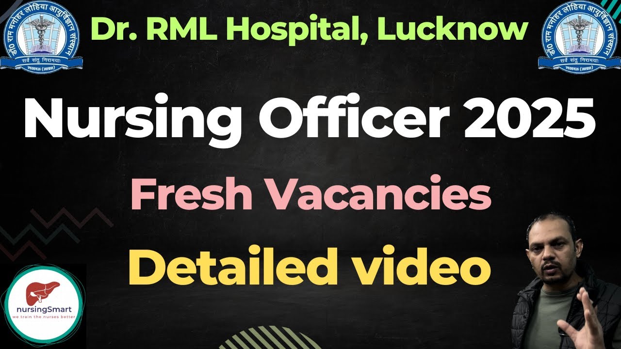 RML Lucknow Nursing Officer 2025 | Fresh Vacancies #rml_nursing_officer #rmllucknow #nursingofficer